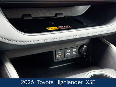 2026 Toyota Highlander XSE