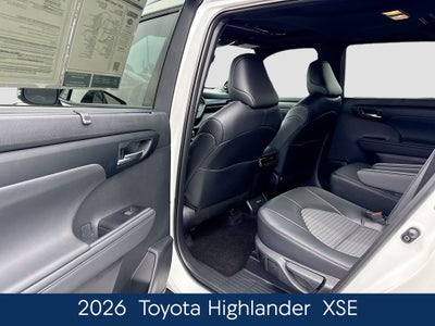 2026 Toyota Highlander XSE