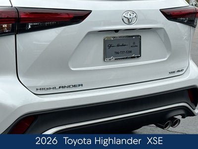 2026 Toyota Highlander XSE