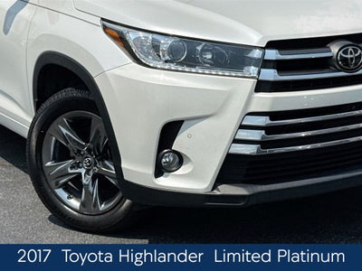 2017 Toyota Highlander Limited Platinum