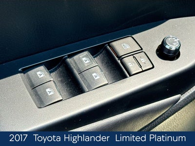 2017 Toyota Highlander Limited Platinum