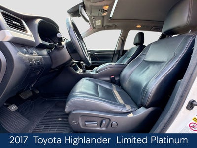 2017 Toyota Highlander Limited Platinum