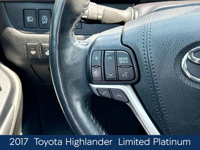 2017 Toyota Highlander Limited Platinum