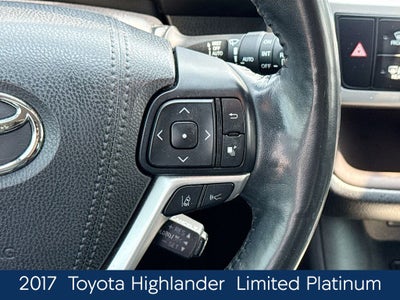 2017 Toyota Highlander Limited Platinum