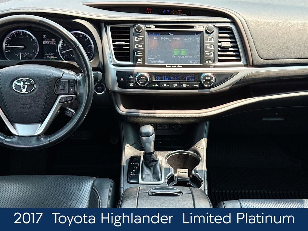 2017 Toyota Highlander Limited Platinum