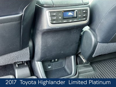 2017 Toyota Highlander Limited Platinum
