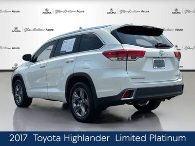 2017 Toyota Highlander Limited Platinum