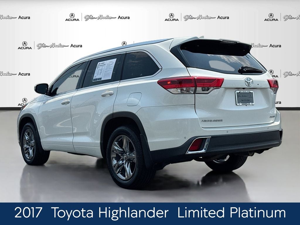 2017 Toyota Highlander Limited Platinum