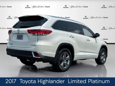 2017 Toyota Highlander Limited Platinum
