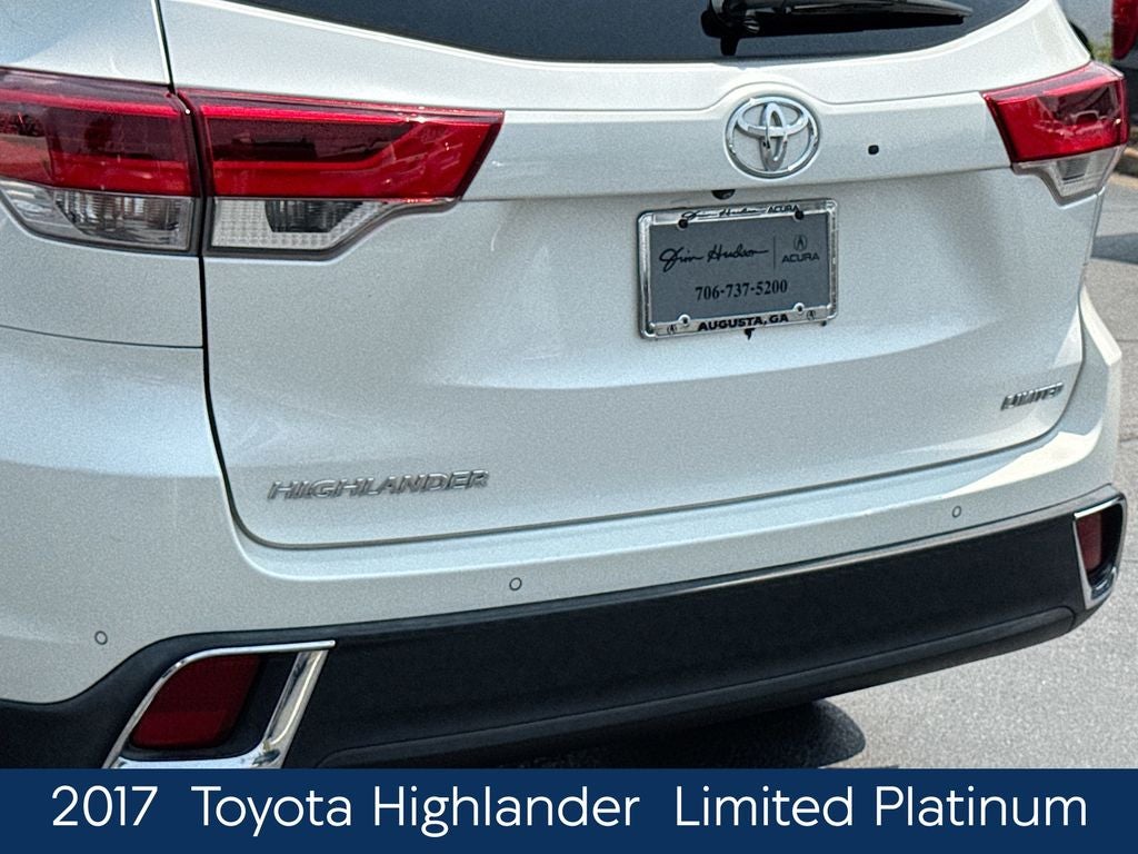 2017 Toyota Highlander Limited Platinum