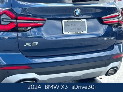 2024 BMW X3 sDrive30i