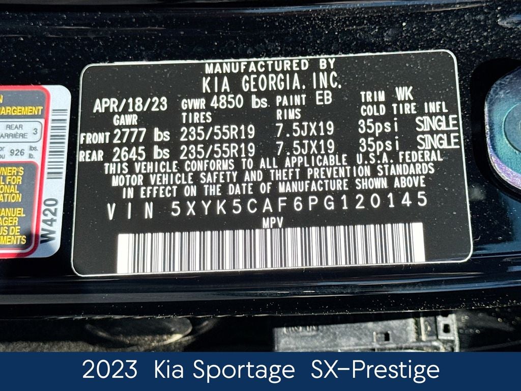 2023 Kia Sportage SX-Prestige