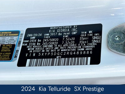 2024 Kia Telluride SX-Prestige