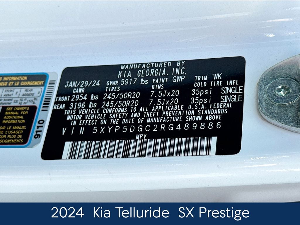 2024 Kia Telluride SX-Prestige