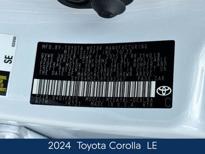 2024 Toyota Corolla LE