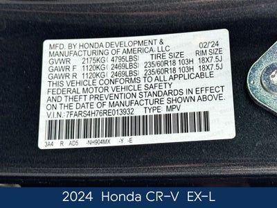 2024 Honda CR-V EX-L