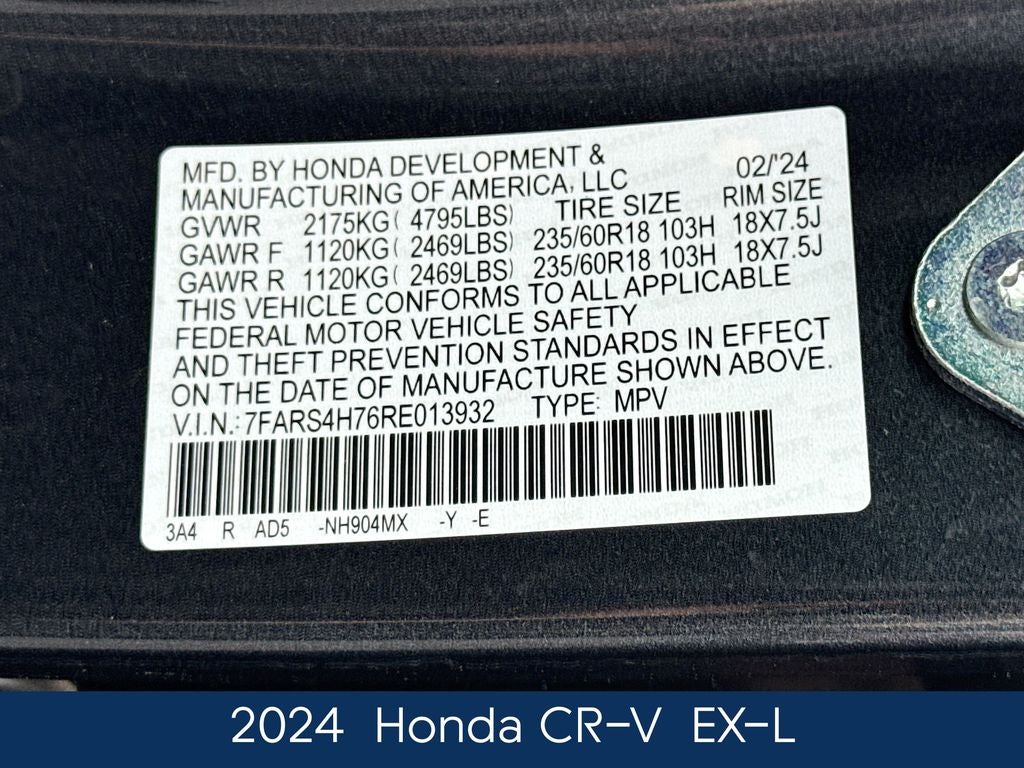 2024 Honda CR-V EX-L