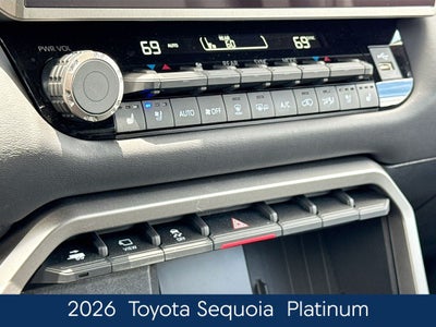 2026 Toyota Sequoia Platinum