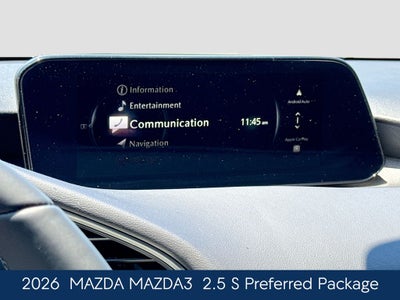 2026 Mazda Mazda3 2.5 S Preferred
