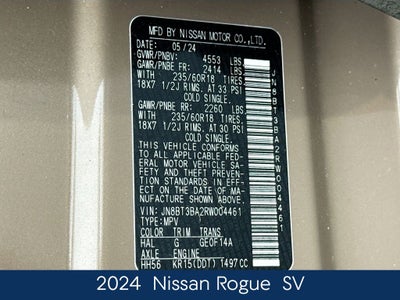 2024 Nissan Rogue SV