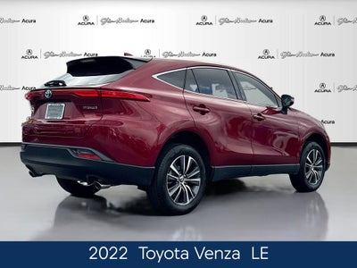 2022 Toyota Venza LE