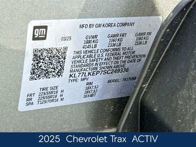 2025 Chevrolet Trax ACTIV