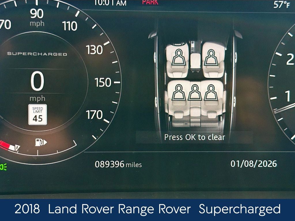 2018 Land Rover Range Rover 5.0L V8 Supercharged