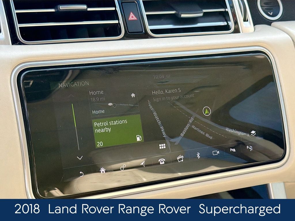 2018 Land Rover Range Rover 5.0L V8 Supercharged