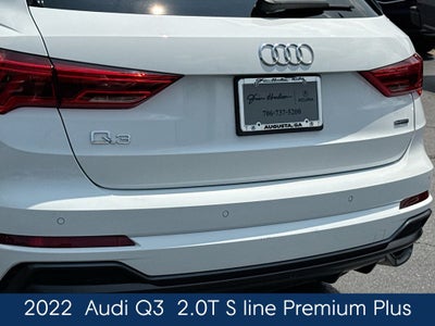 2022 Audi Q3 Premium Plus S Line quattro