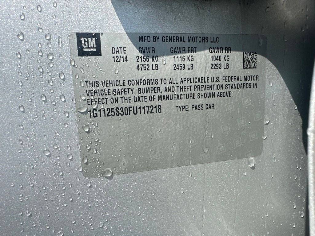 2015 Chevrolet Impala LT 2LT