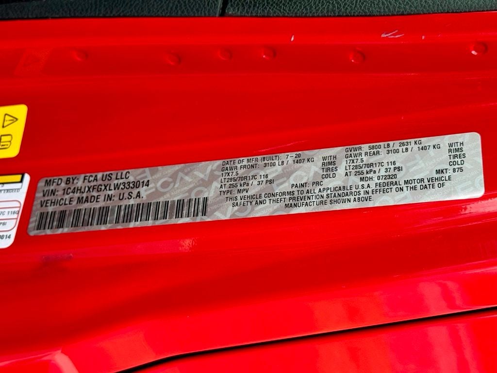 2020 Jeep Wrangler Unlimited Rubicon