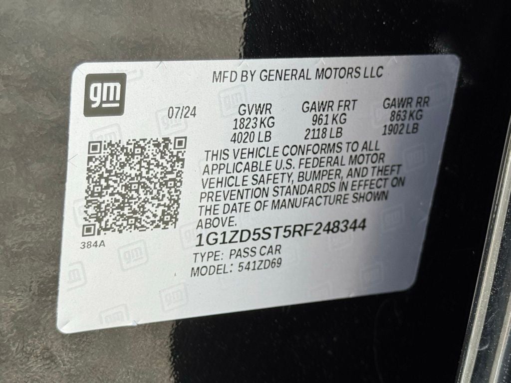 2024 Chevrolet Malibu LT 1LT