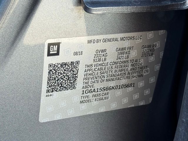 2019 Cadillac CTS-V Base