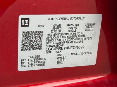 2022 Chevrolet Silverado 2500HD High Country