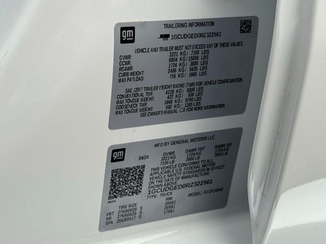 2024 Chevrolet Silverado 1500 LTZ