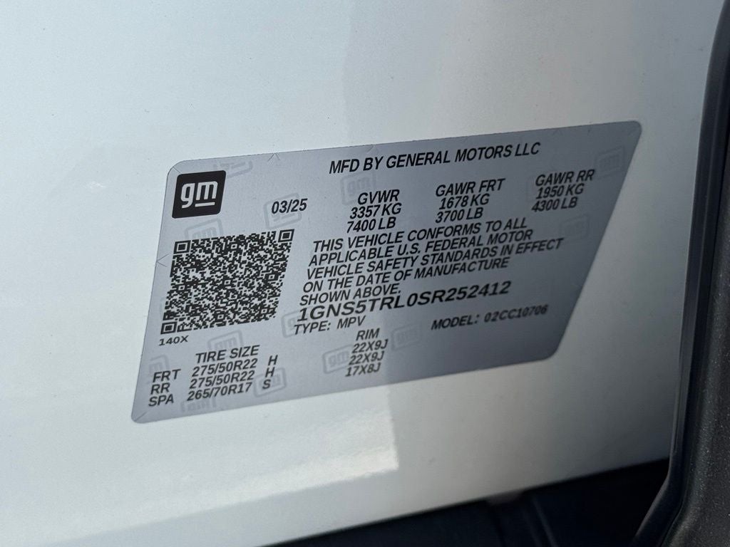 2025 Chevrolet Tahoe High Country