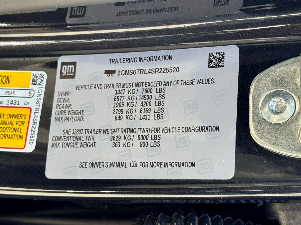 2025 Chevrolet Tahoe High Country