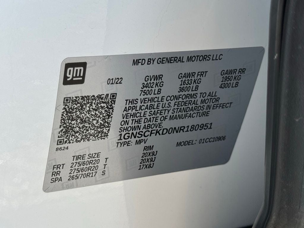 2022 Chevrolet Suburban Premier