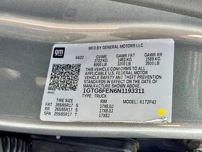 2022 GMC Canyon AT4 w/Leather