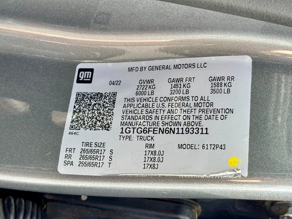 2022 GMC Canyon AT4 w/Leather