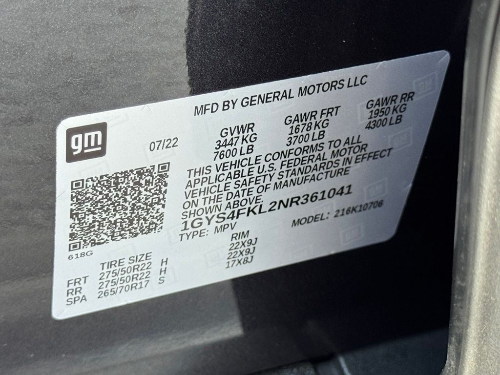 2022 Cadillac Escalade Sport