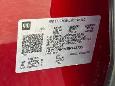 2025 Cadillac Escalade V-Series