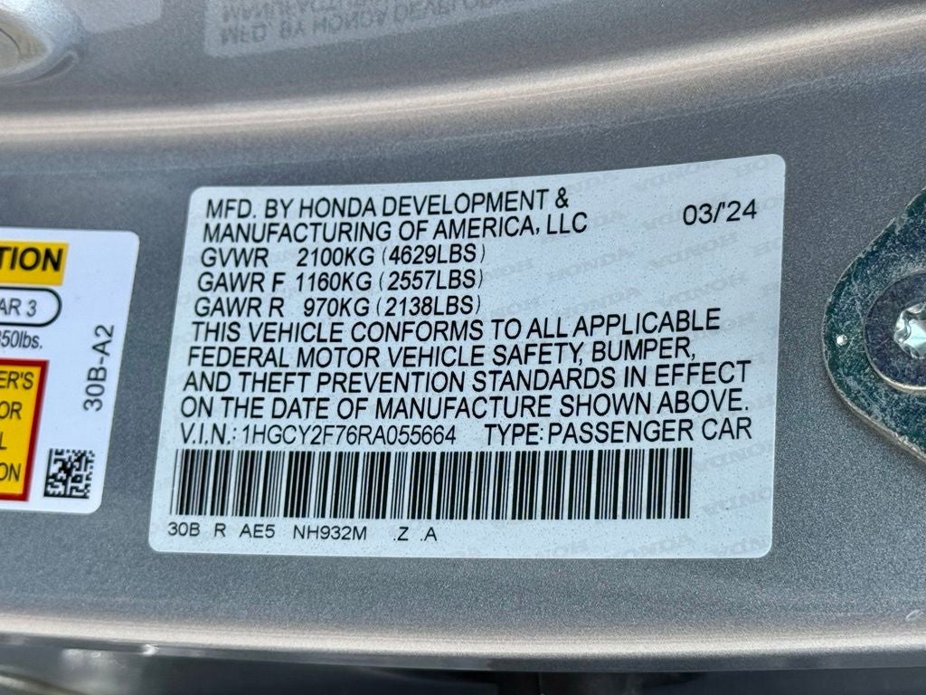 2024 Honda Accord Hybrid Sport-L