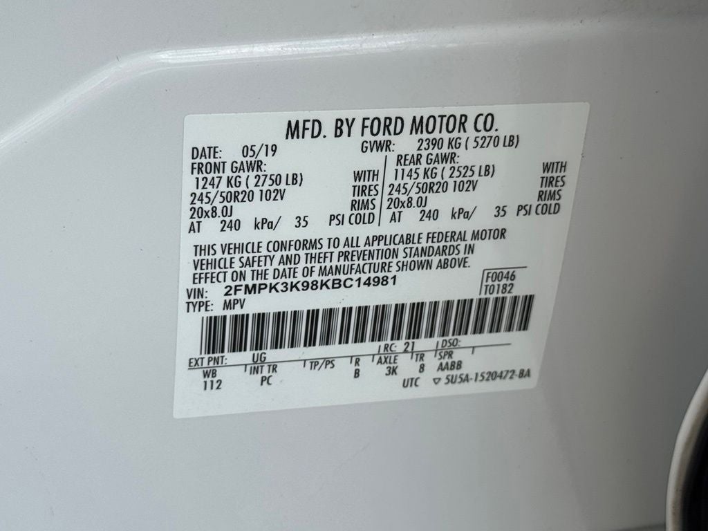 2019 Ford Edge Titanium