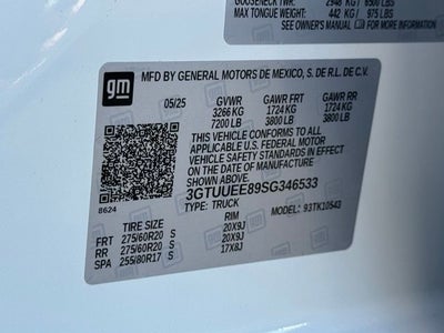 2025 GMC Sierra 1500 AT4