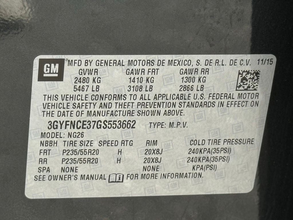 2016 Cadillac SRX Performance
