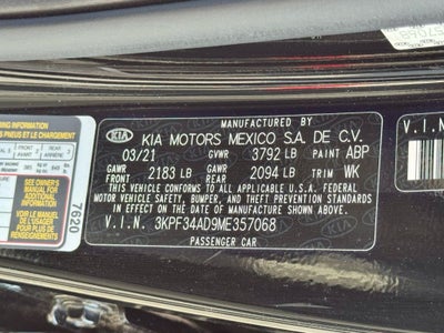 2021 Kia Forte GT-Line