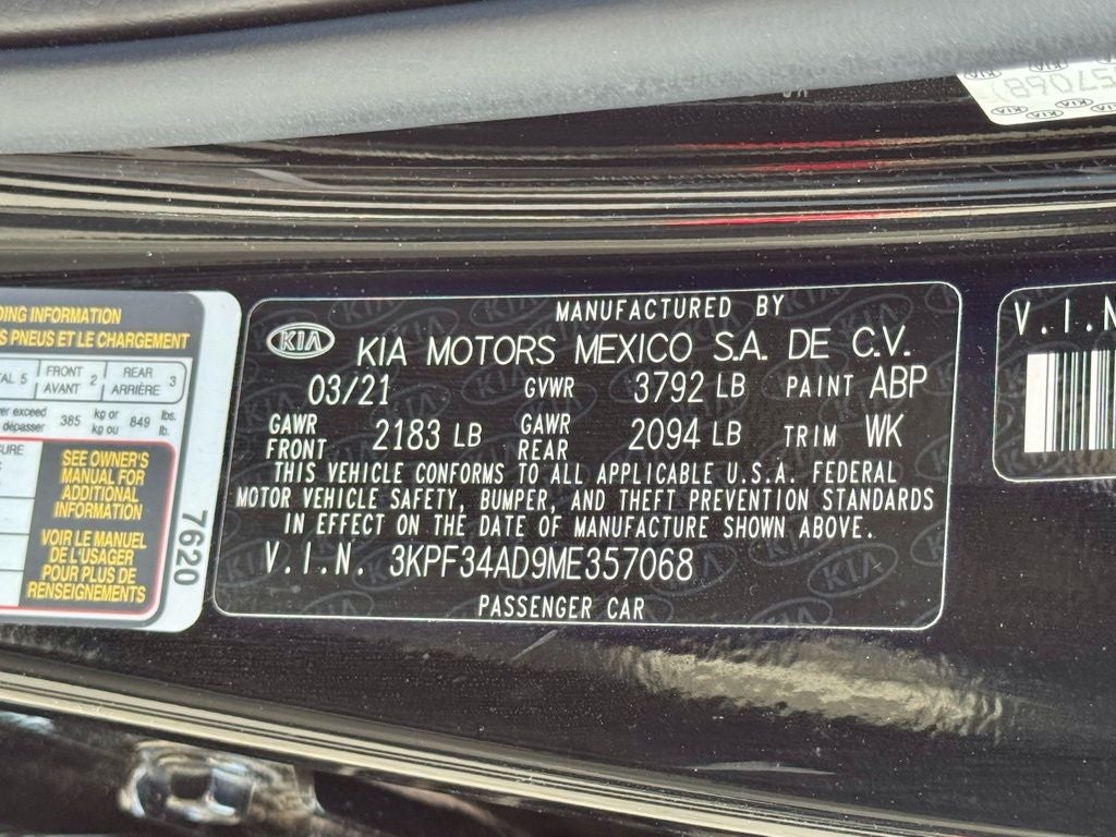 2021 Kia Forte GT-Line