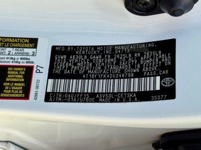 2013 Toyota Camry SE