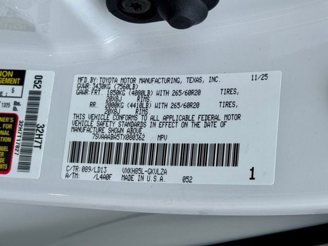 2026 Toyota Sequoia Limited